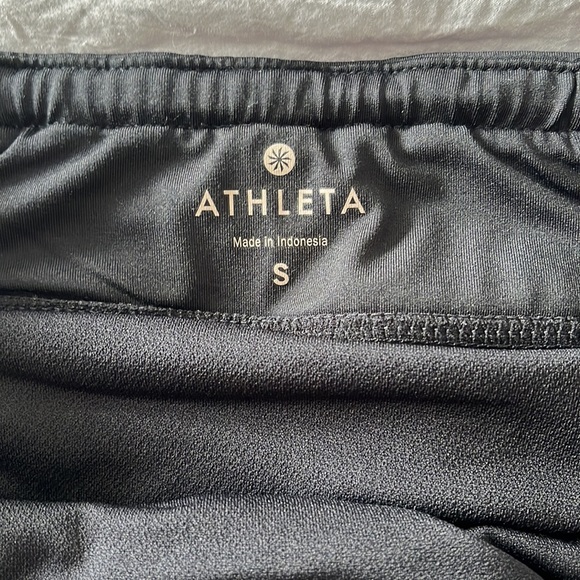 Athleta Lined Running Shorts Black Size S - Picture 3 of 5